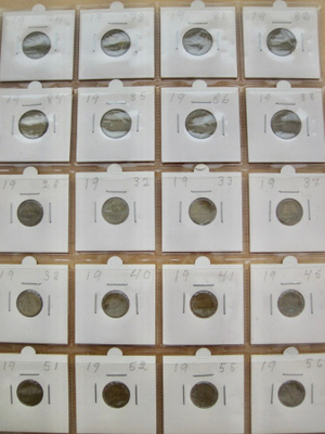 20 Kolikkoa CCCP 2 kop 1974 - 1988 1 kop 1928 - 1956