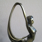 näyttävä Art Deco -veistos kipsireplika - pikkukuva 5