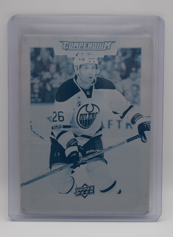 2017-18 Compendium Printing plate Iiro Pakarinen