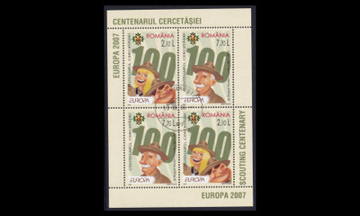 Romania 6190-1BL396_I o Europa partio (2007)