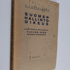 K. J. Ståhlberg : Suomen hallinto-oikeus - Yleinen osa : ... - pikkukuva 1