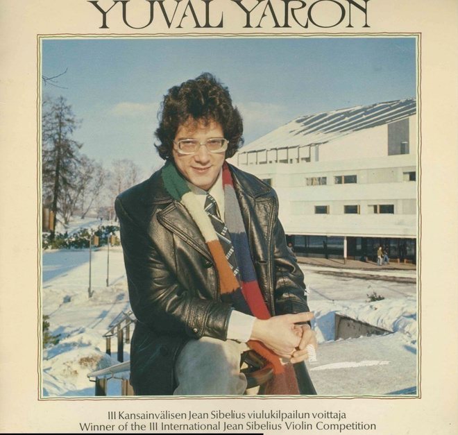 YUVAL YARON – Finnlevy LP 1976 -  Bach, Rautavaara, Sibelius