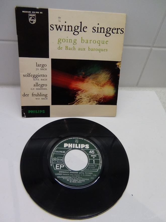 SWINGLE SINGERS  EP 7´ LARGO, SOLFEGGIETTO  ....