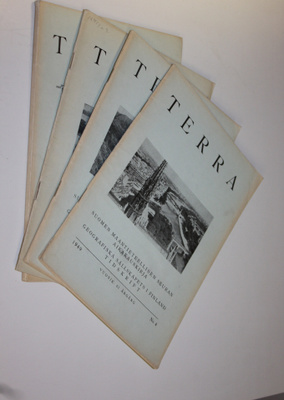 Terra 1949 n:o 1-4 (vol 61) : Suomen maantieteellisen seu...