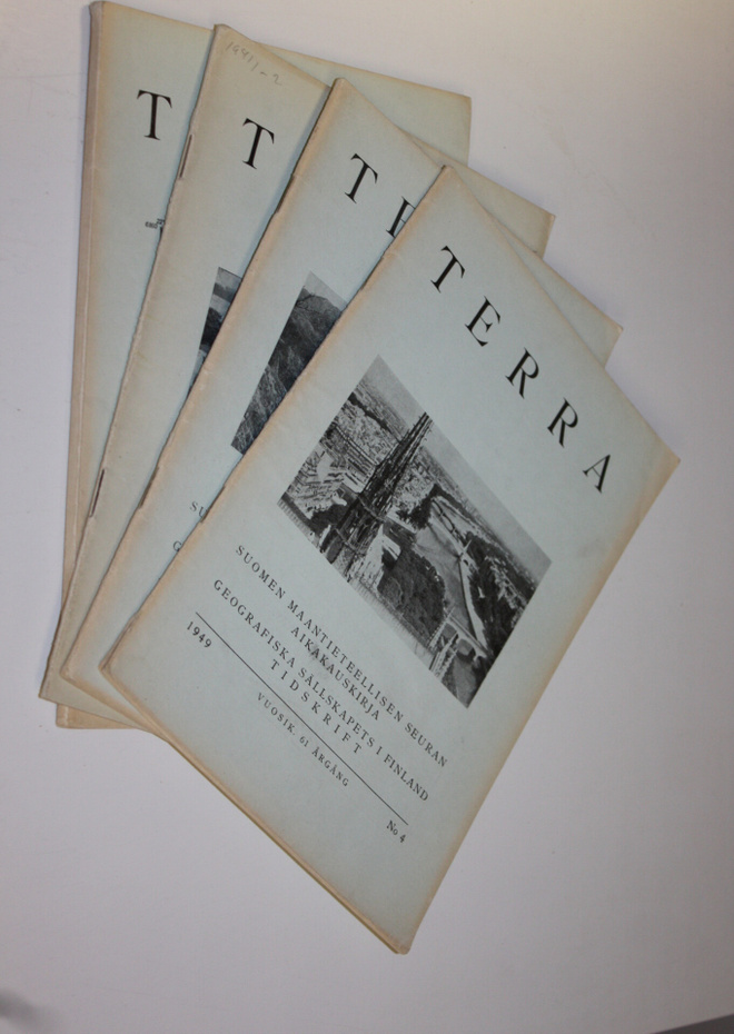 Terra 1949 n:o 1-4 (vol 61) : Suomen maantieteellisen seu...