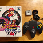 N64 Mario Kart 64 JAPANI + Ohjaimia ja Memory Pak - pikkukuva 1
