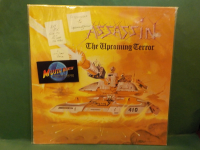 ASSASSIN - THE UPCOMING TERROR EX/EX GER -87 1ST PRESS LP