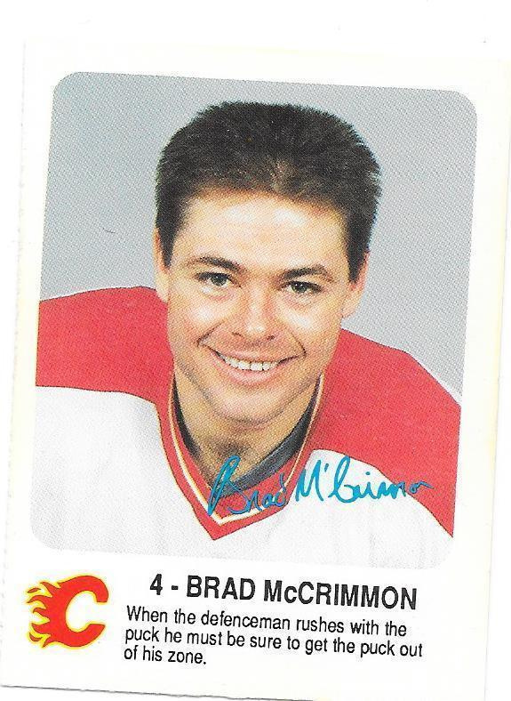 1987-88 Calgary Flames Red Rooster #4 Brad McCrimmon