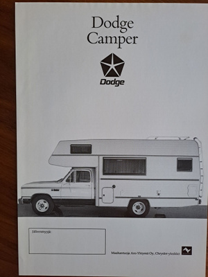 Dodge Ram Camper -esite 80-luvun lopusta