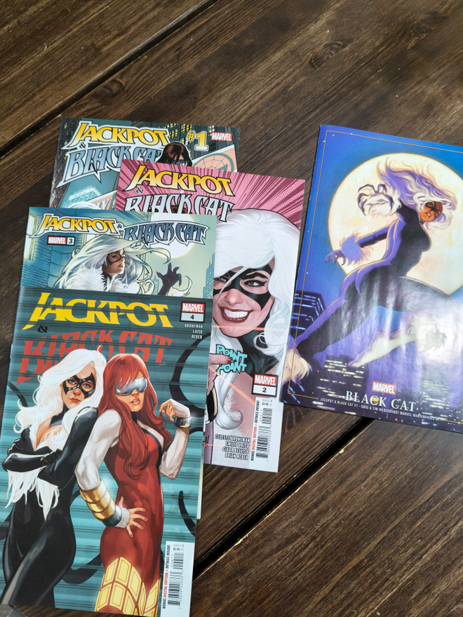 Jackpot & Black Cat (2024) #1-4 + #1 variant cover