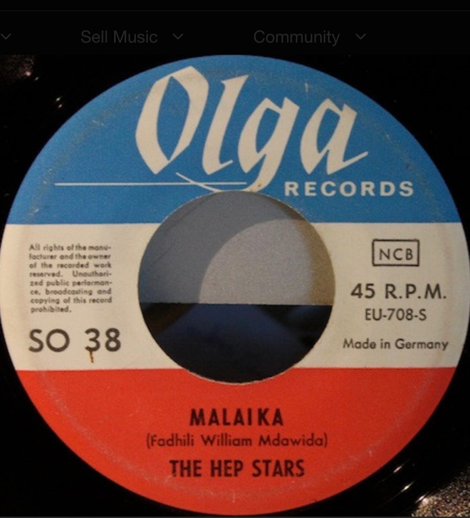 THE HEP STARS: Malaika * It’s Nice To Be Back * SWE 1967