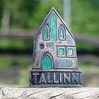 Matkailumerkki Tallinn Halkaisija - 22 mm. Ehjät emalit. - pikkukuva 3