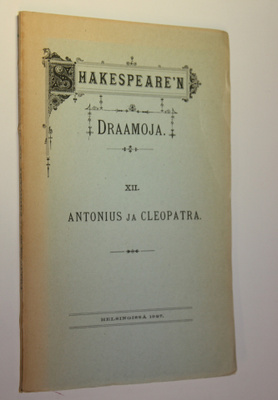 William Shakespeare : Shakespearen draamoja 12, Antonius ...