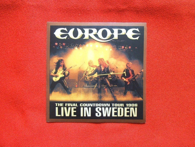 EUROPE Live In Sweden 1986 - 7" SINGLE