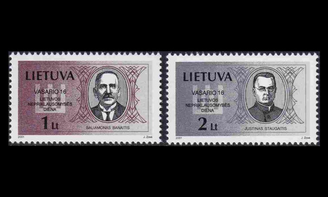 Liettua 751-2 ** Itsenäisyyspäivä (2001)