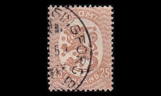 92 o M-17 25p ruskea Helsinki (1919)