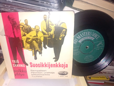 7" EP Yrjö Saarnio polkkayhtye Suosikkijenkkoja