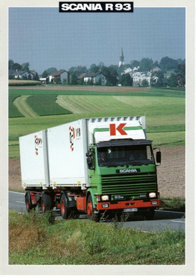 Scania R93 -esite, 1989