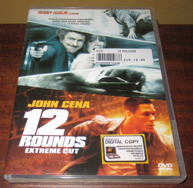 Renny Harlin: 12 Rounds toiminta 2dvd-elokuva