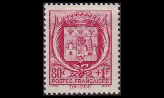 Ranska 542 ** Vaakuna Toulouse (1941)