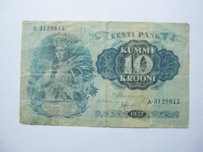 Viro 10 krooni 1937