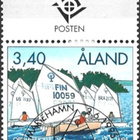Ål 1995 Optimistijol MM 3,40 mk välilöpari logo EPL LaPe 104 - pikkukuva 1
