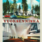 Vanha postikortti Vuoksenniskan kirkosta - pikkukuva 1