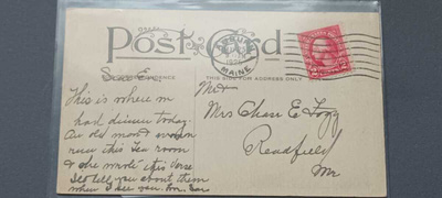 Post Card, 1925