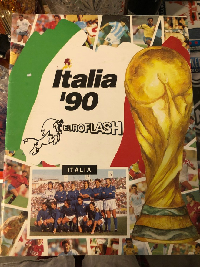 Manil/Euroflash: Italia MM 1990 tarra-albumi.