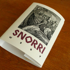 Snorri Sturluson Snorri 1-3 yhteisnide (+2 kpl kansipaperit) - pikkukuva 5