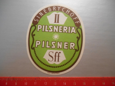 Sinebrychoff II Pinlsneriä Sff etiketti