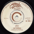 7” SINGLE Tony Sheridan - If She'd Have Stayed / Lonely - pikkukuva 2