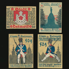Saksa Notgeld 10, 25, 2 x 50 Pfg, Detmold 1920 - pikkukuva 1