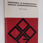 Tapani Valkonen : Haastattelu- ja kyselyaineiston analyys... - pikkukuva 1