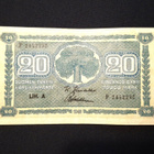 20 Markkaa 1945 Litt,A Kunto 7 - pikkukuva 1