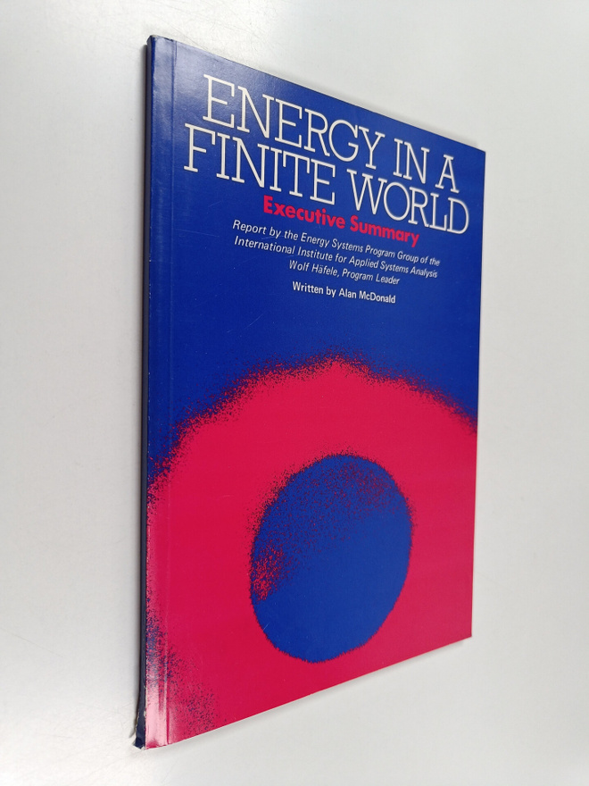 Alan McDonald : Energy in a finite world : executive summ...