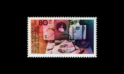Saksa 1154 ** Postimerkin päivä (1982)