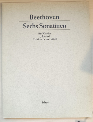 Ludwig van Beethoven: Sechs Sontinen für Klavier