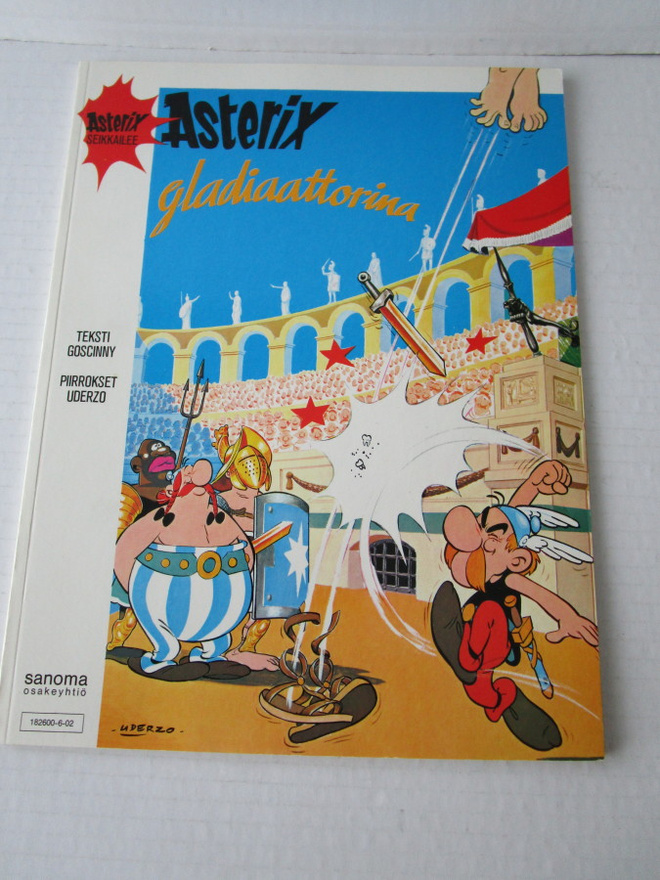 Asterix Gladiaattorina 5. painos (1986)
