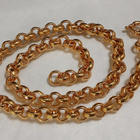 61cm-21k kullattu Kanadalainen papu rannekoru Gold plated - pikkukuva 3