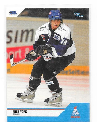 2004-05 DEL #180 Mike York Iserlohn ex- Pelicans