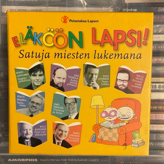 ELÄKÖÖN LAPSI: Satuja miesten lukemana äänikirja cd