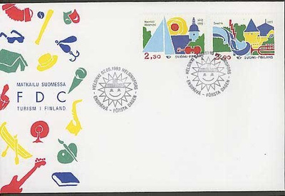 1993 matkailu Suomessa FDC
