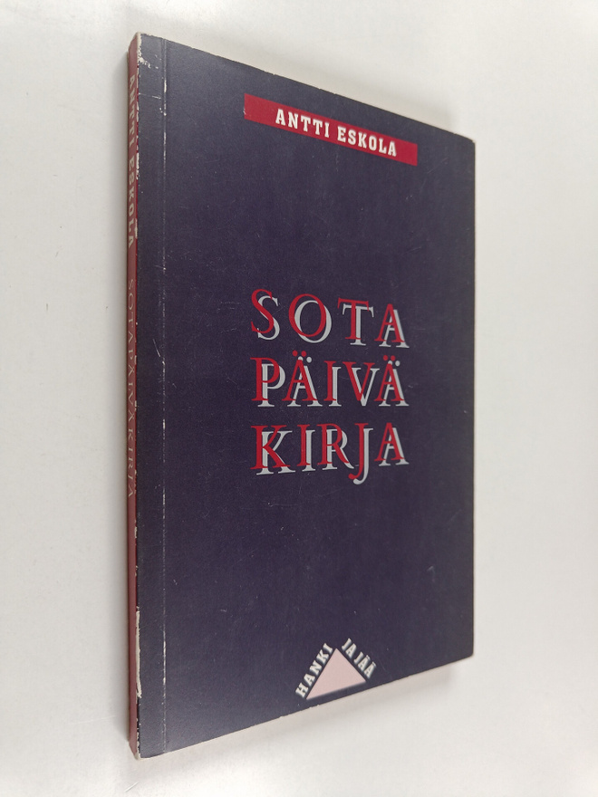 Antti Eskola : Sotapäiväkirja