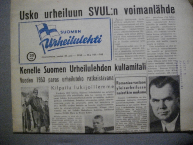 Suomen Urheilulehti Nro 101-102/1953 (14.3)