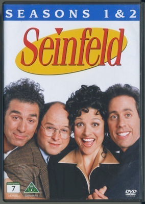 SEINFELD kaudet 1. & 2. – 4 x Suomi-DVD 1989-1991 / 2010