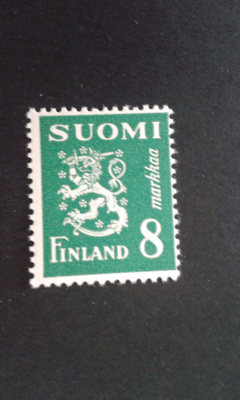 1950 vihreä 8mk**
