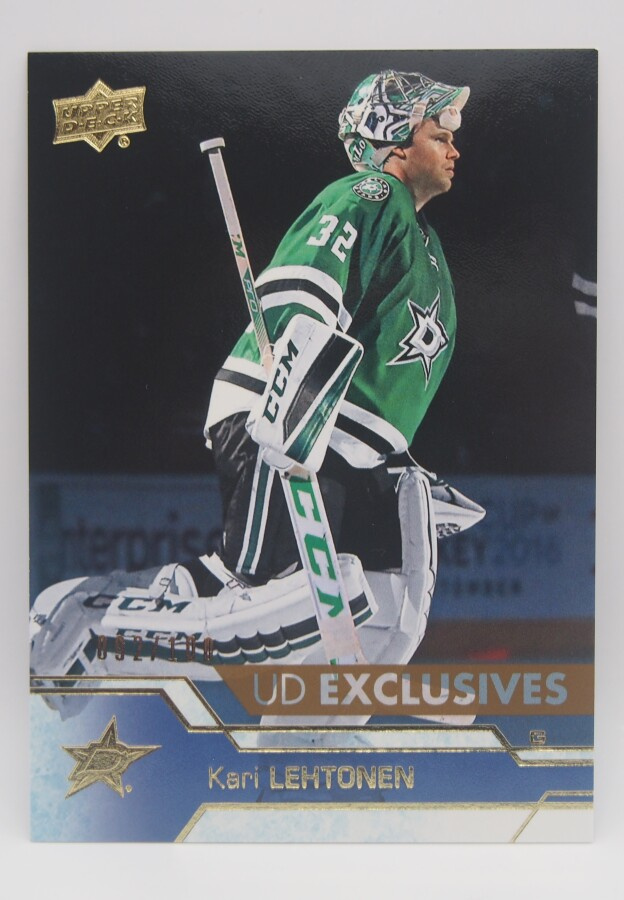2016-17 Upper deck Exclusives Kari Lehtonen /100