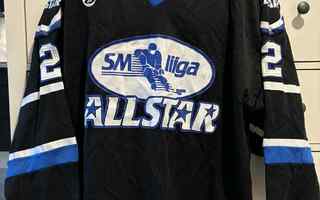 Jari Grönstrand SM-Liiga all-stars aito game worn pelipaita