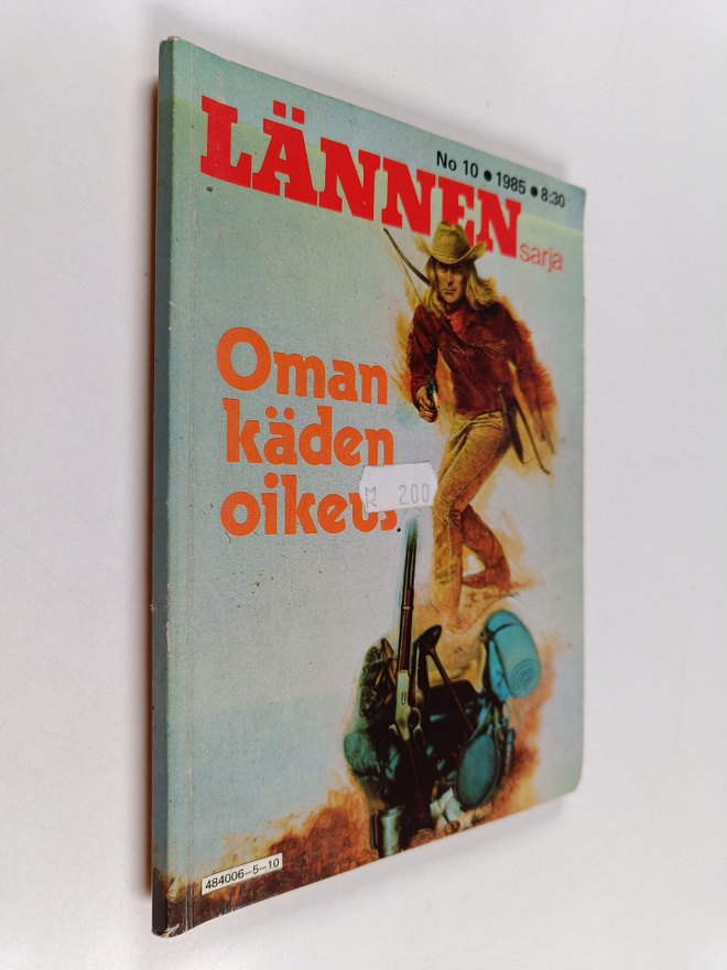 Brad Cordell : Lännensarja 10/1985 : Oman käden oikeus